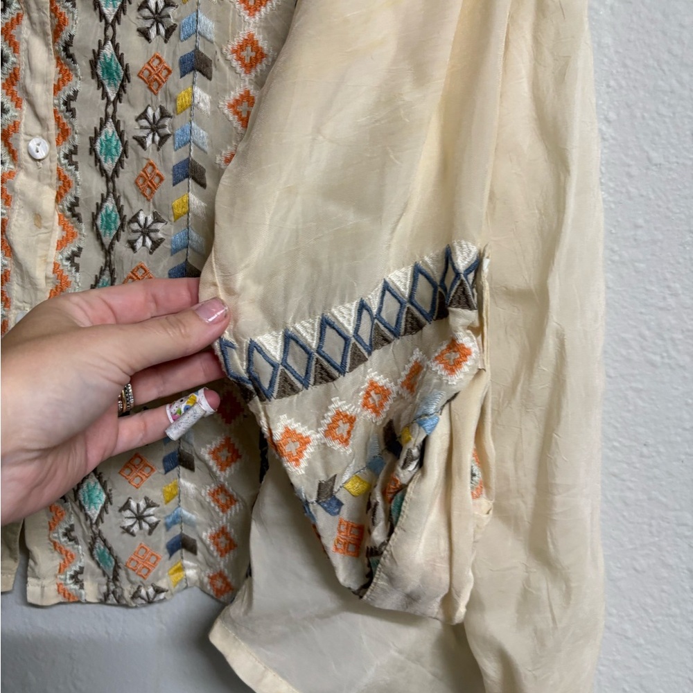 Jonny Was Multicolor Patterned Top - Picture 5 of 9